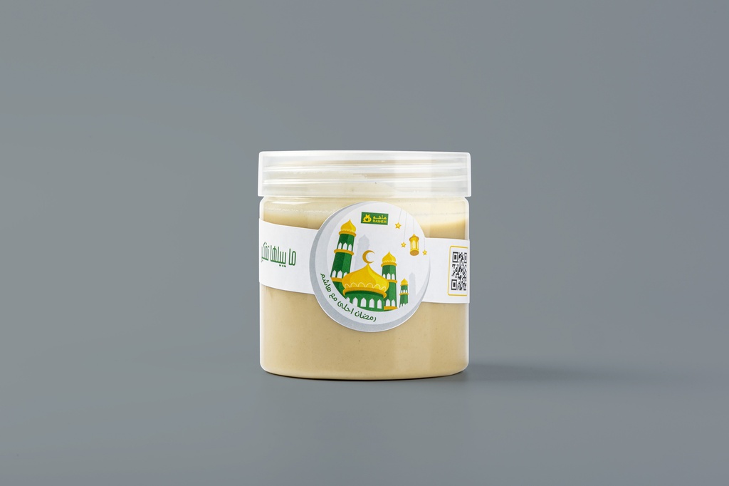 A box of regular tahini