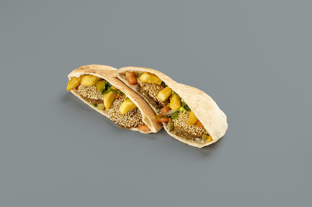 Arabic sandwich super stuffed
