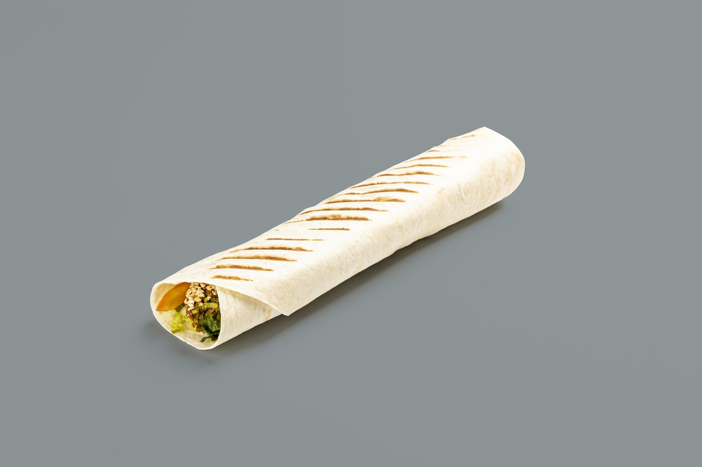 Stuffed falafel tortilla