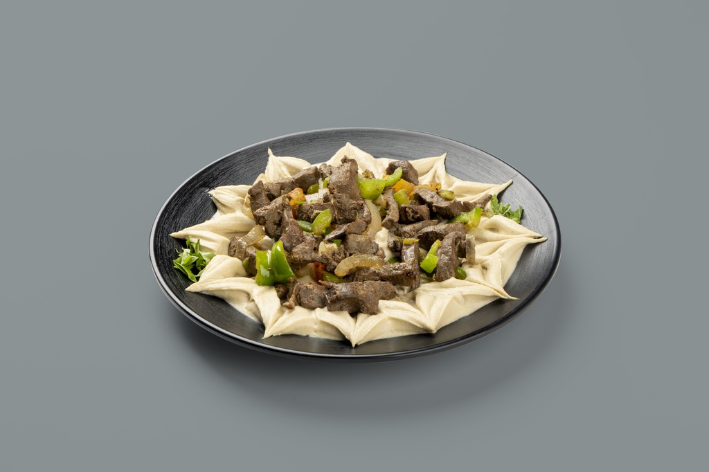 Hummus with liver