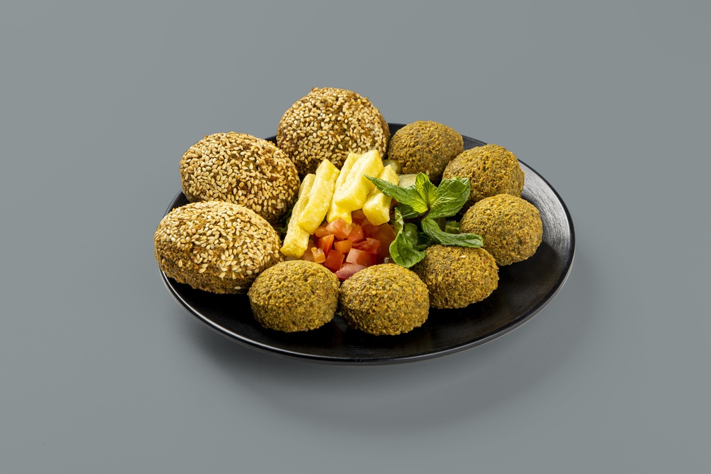 Super Mix Falafel Plate .
